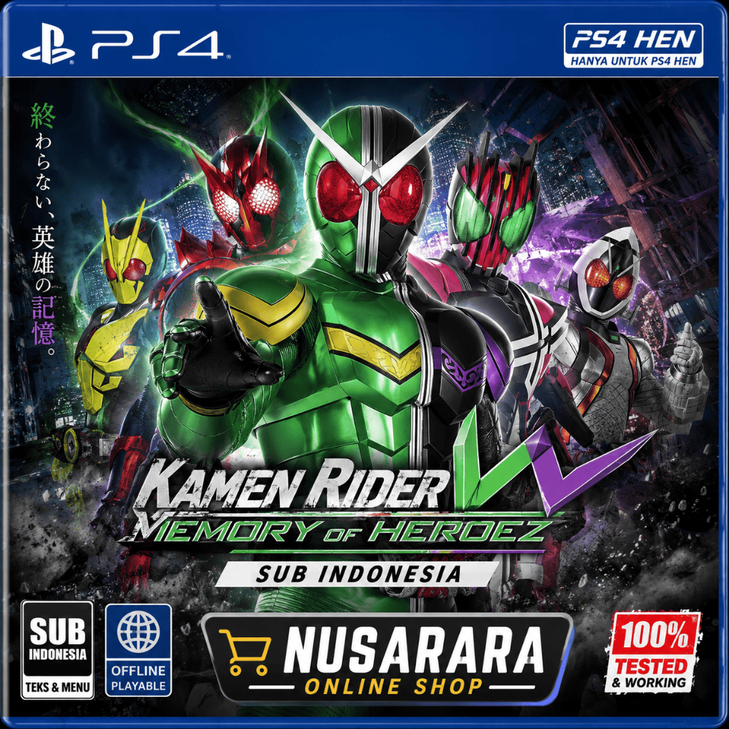 Kamen Rider: Memory of Heroez Sub Indonesia PS4 HEN Via Email