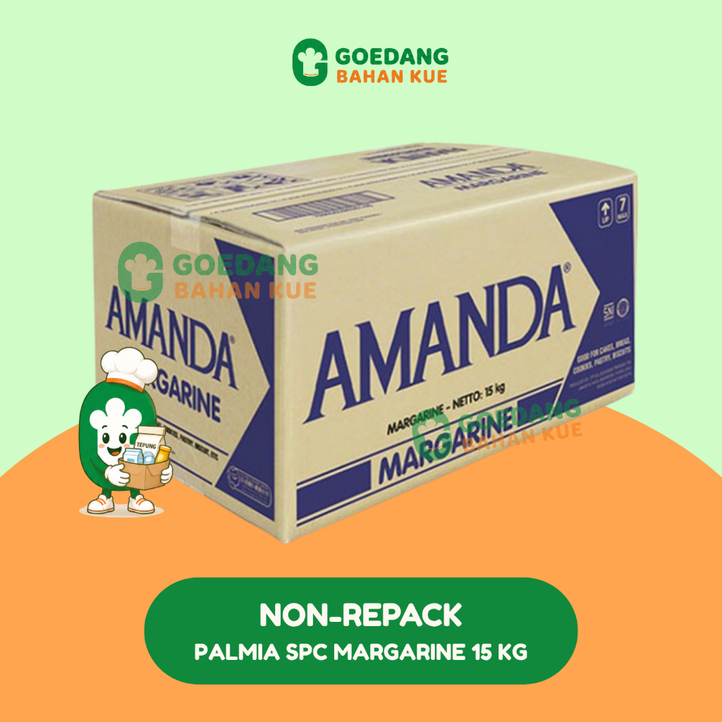 [CTN = 15 KG] AMANDA MARGARINE / MARGARIN AMANDA KUNING 15 KG DOS