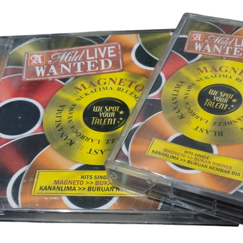 CD & KASET PITA live wanted indie band Original