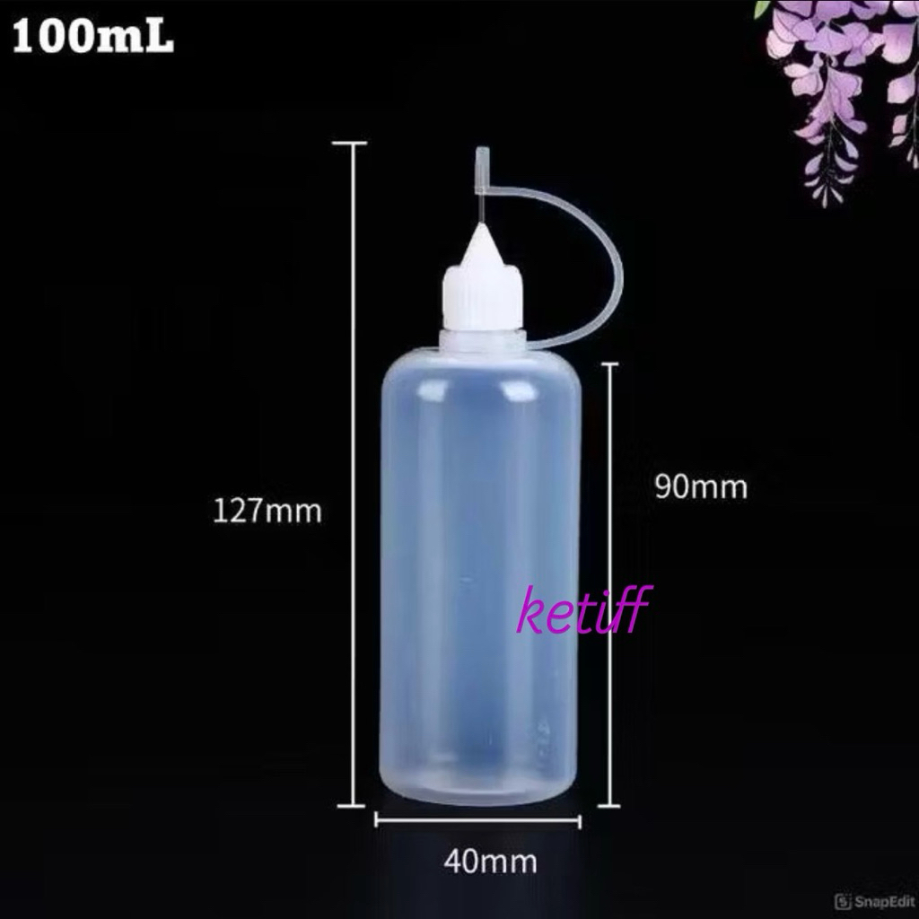 Botol tetes jarum 100ml