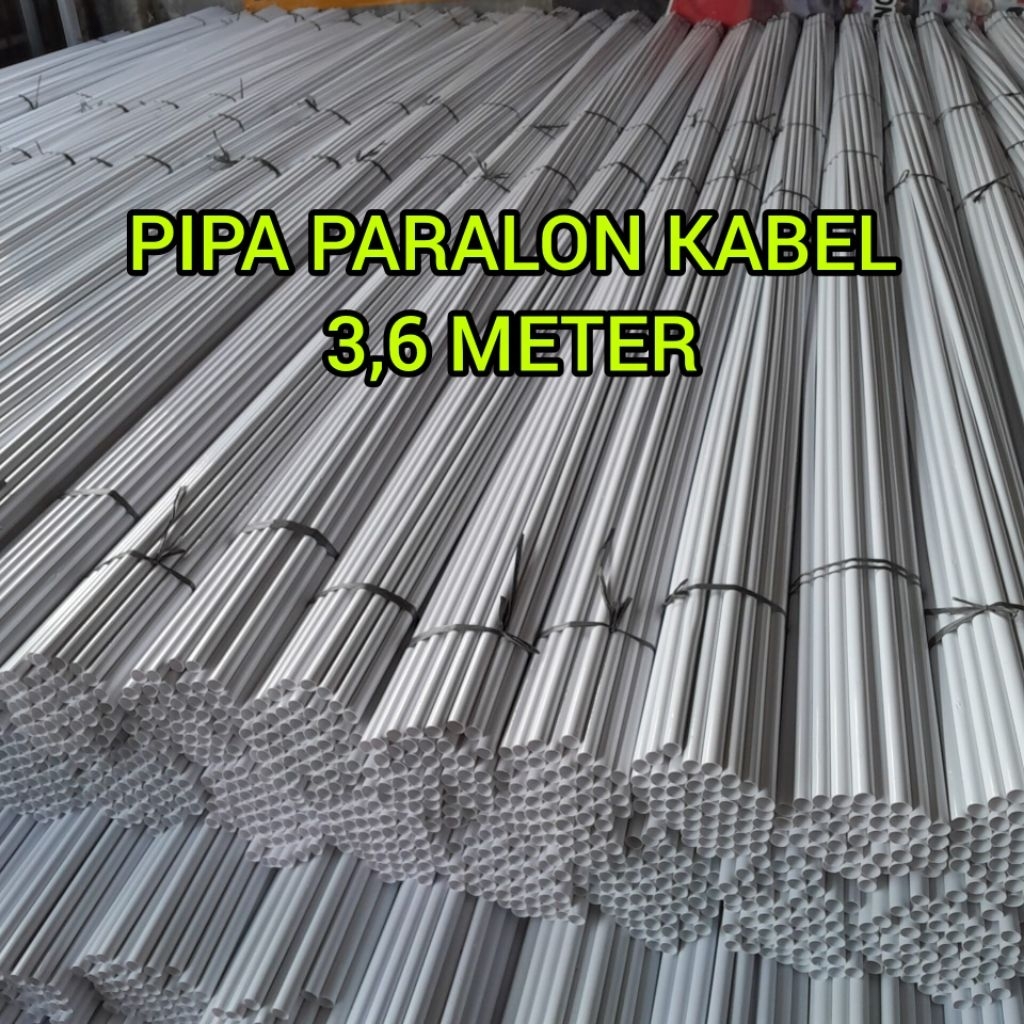 Pipa Paralon Kabel Listrik Panjang 3,6 meter PUTIH