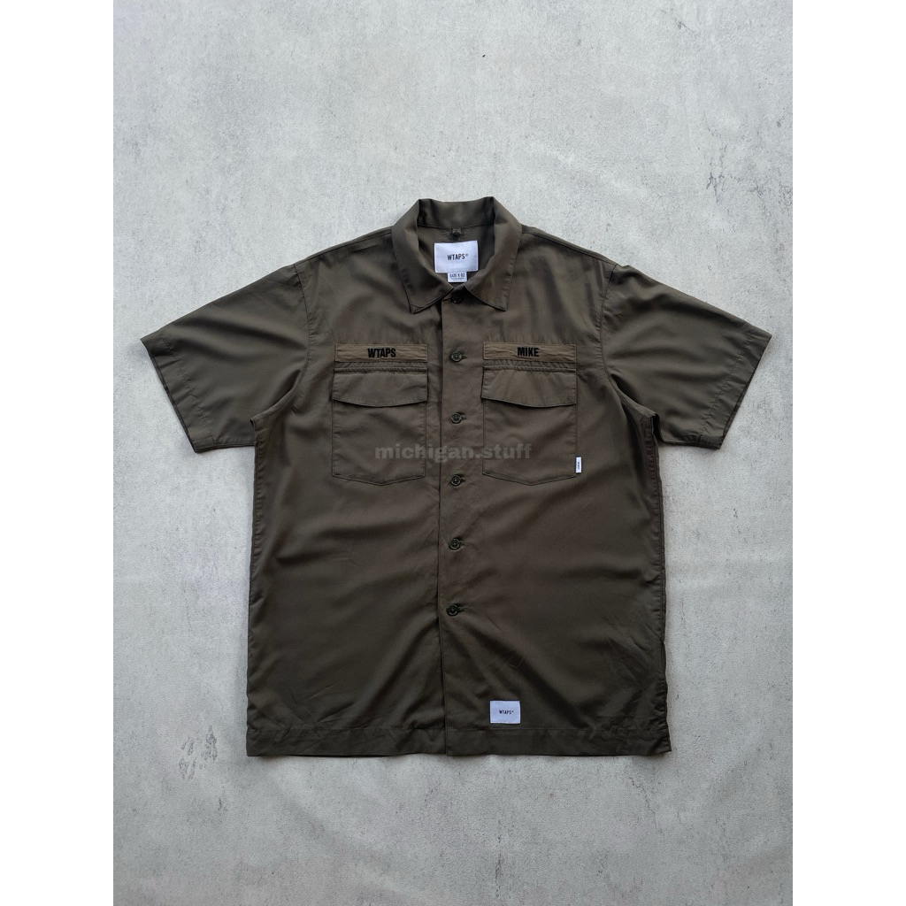 WTAPS BUDS SS SHIRT / RAPO.POPLIN