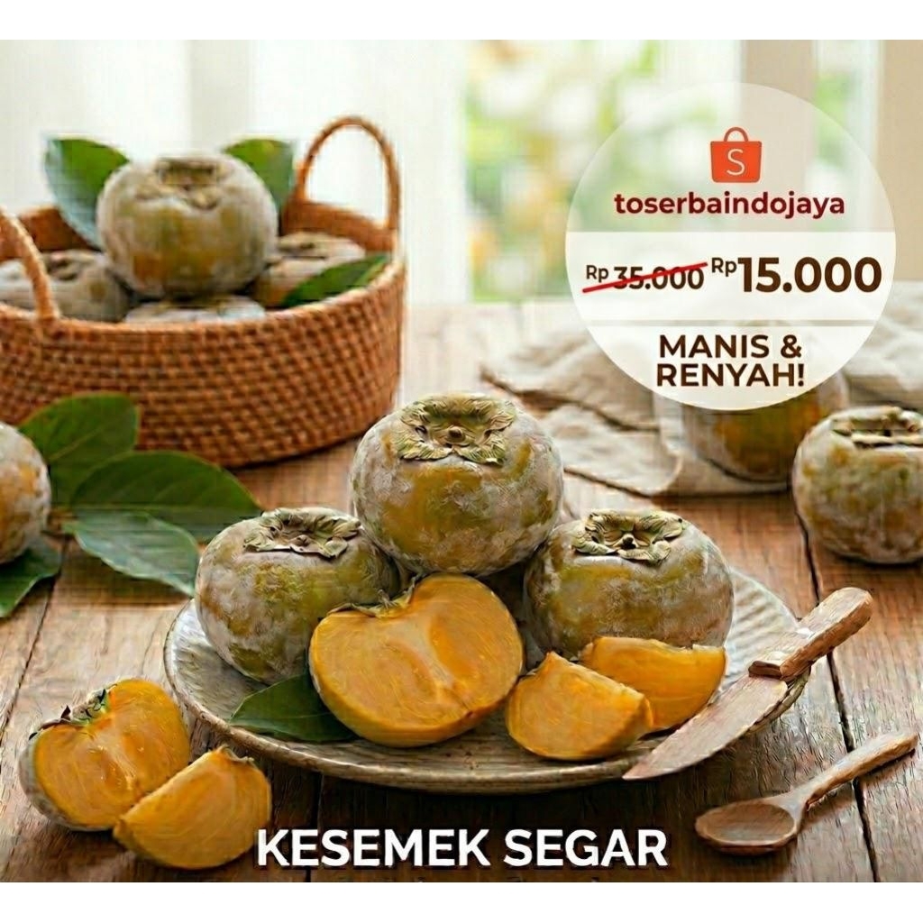 Buah Kesemek Segar Fresh -+1kg