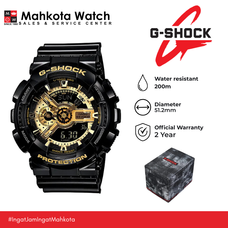 JAM TANGAN CASIO G-SHOCK GA-110GB-1ADR ORIGINAL