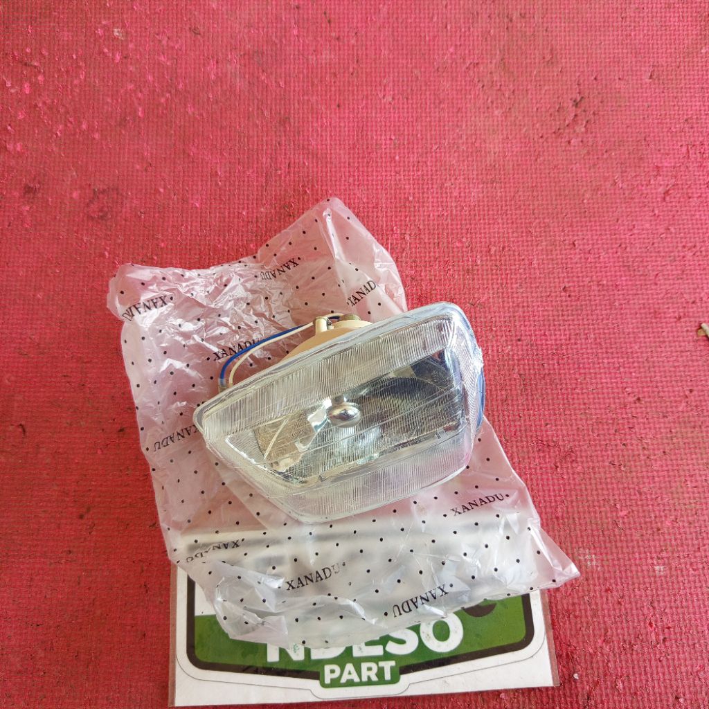 lampu depan yamaha poswan cripton bening