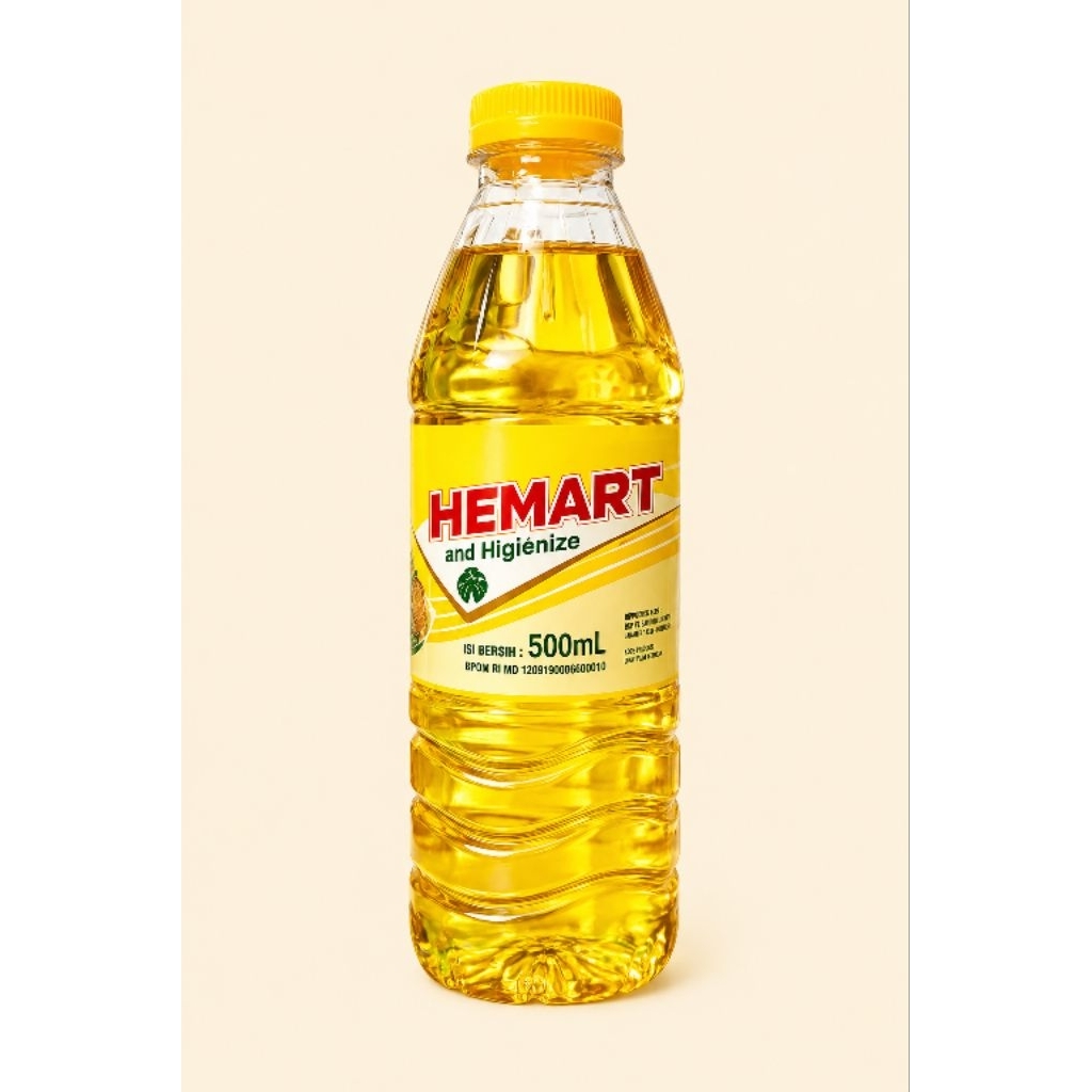 Minyak Goreng Hemart 500ml Botol || Minyak Goreng Hemart 900ml Botol || Minyak Goreng Hemart 1800ml 