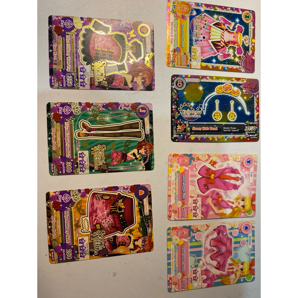 Kartu Aikatsu Set (Ichigo + Miya + Soleil) +adm fee 3k