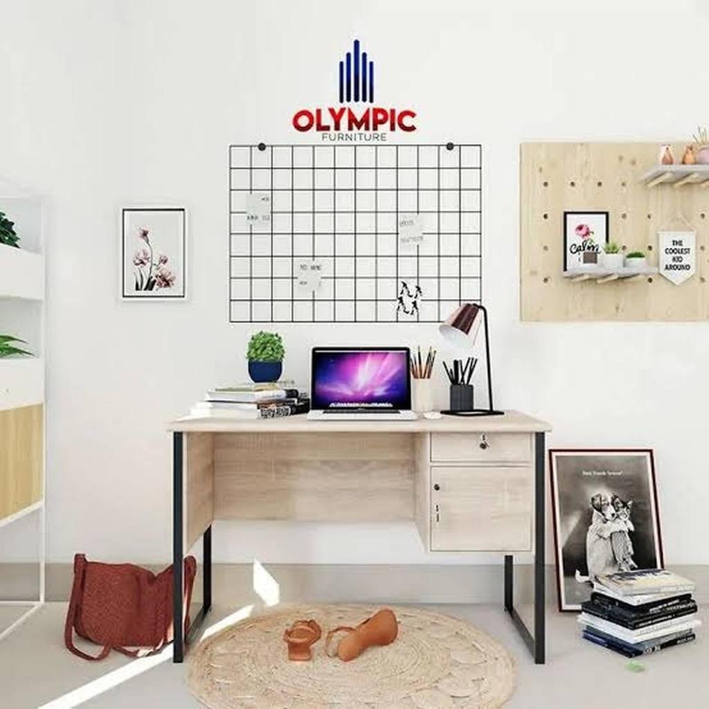 Meja Tulis Meja Kantor Kaki Besi MTS TITAN Olympic Olympic MTS Titan Meja Tulis Kerja Kantor Belajar