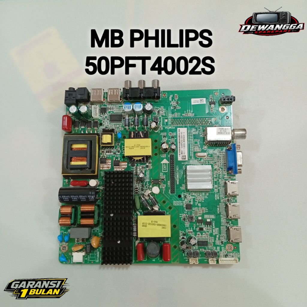 MB TV PHILIPS 50PFT4002S - MAINBOARD MOTHERBOARD MOBO MODUL TV PHILIPS 50PFT4002S