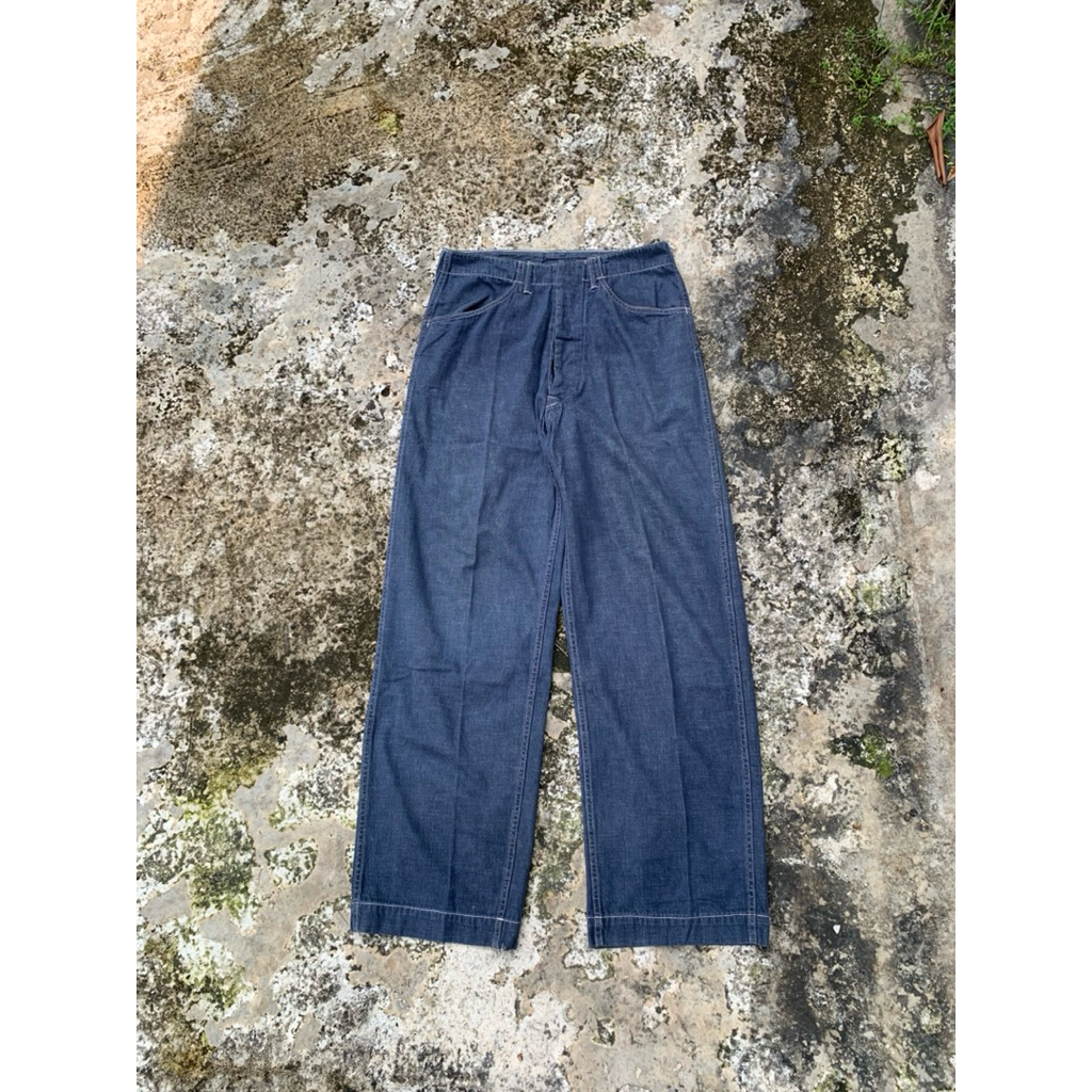 Vintage 60's Unknown Branded Blue Jeans