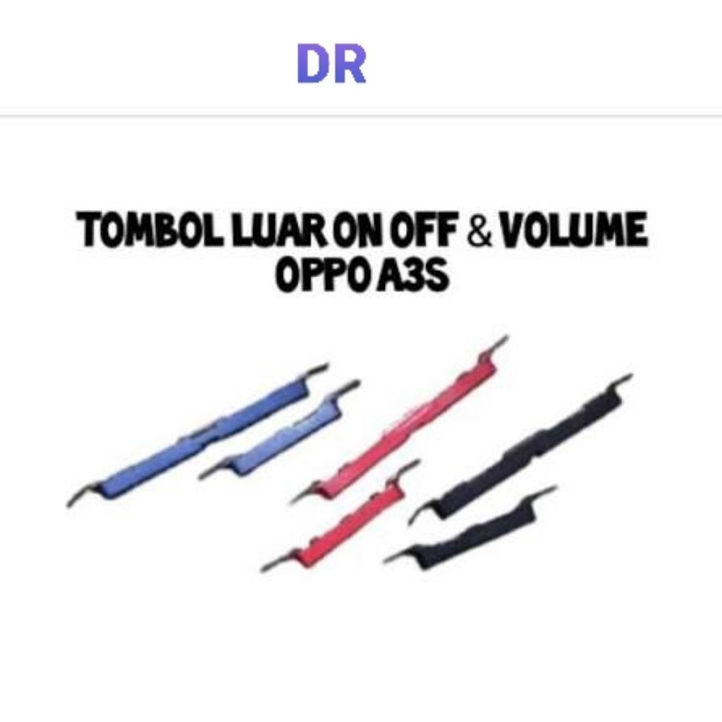 tombol luar oppo a3s / tombol on off volume oppo a3s