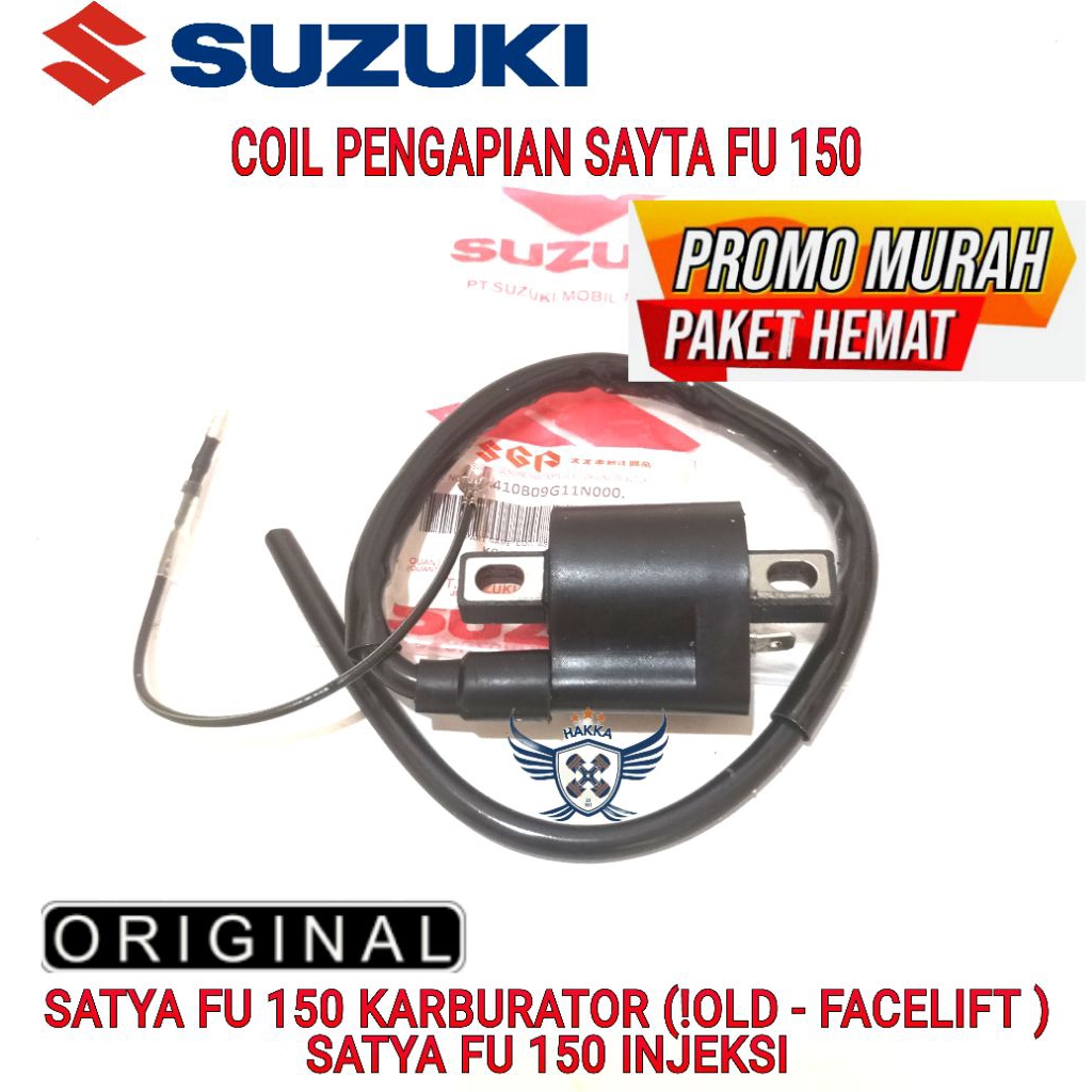 COIL PENGAPIAN ORIGINAL SUZUKI SATYA FU 150 KARBU SATRIA FU 150 OLD COIL SATRIA FU 150 FACELIFT COIL
