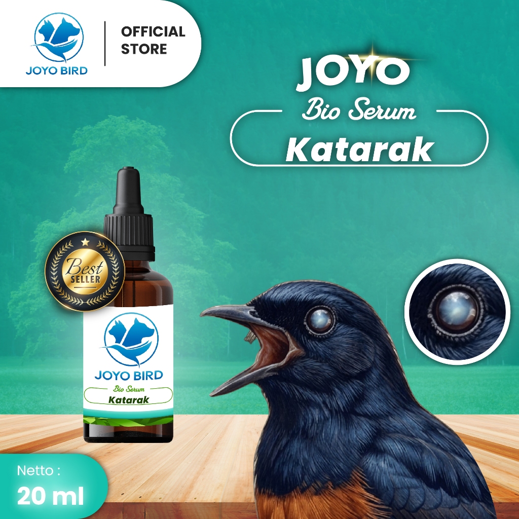 OBAT KATARAK BURUNG | MATA NITIK PUTIH | MATA KATARAK BURUNG | BIO SERUM KATARAK 20 ML