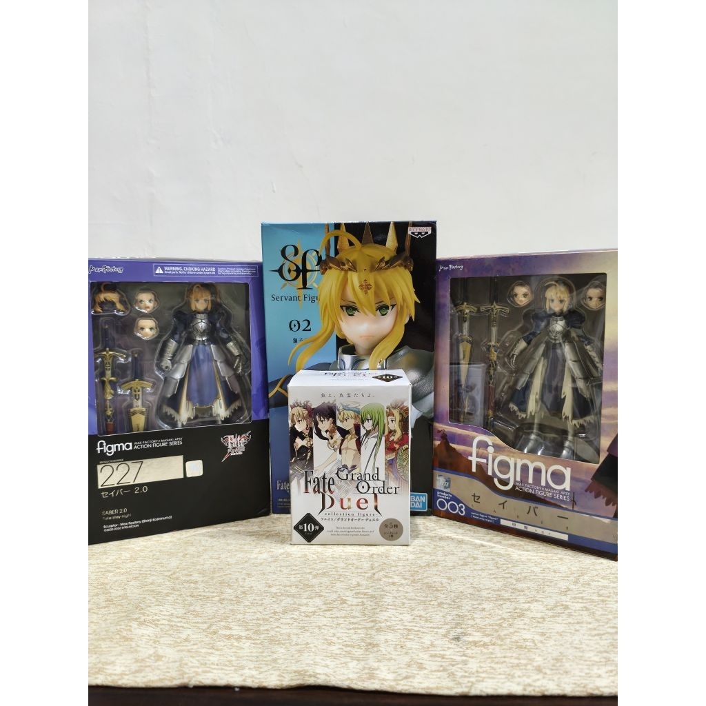 [SET ONLY] WTS Figure Seri Figma Saber, Banpresto Lancer altria, Duel Enkidu~(ORIGINAL)