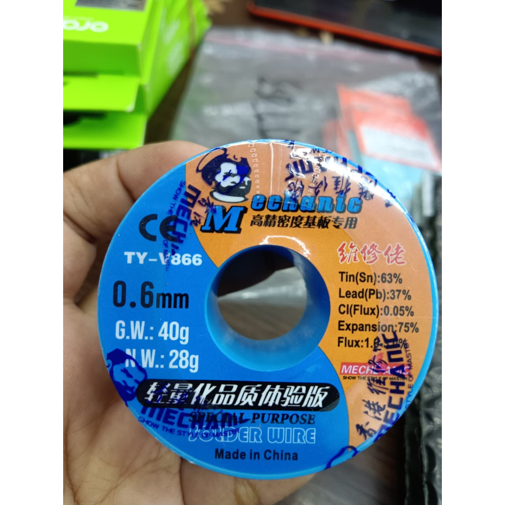 TOOLS SOLDERING WIRE MECHANIC 0.6mm