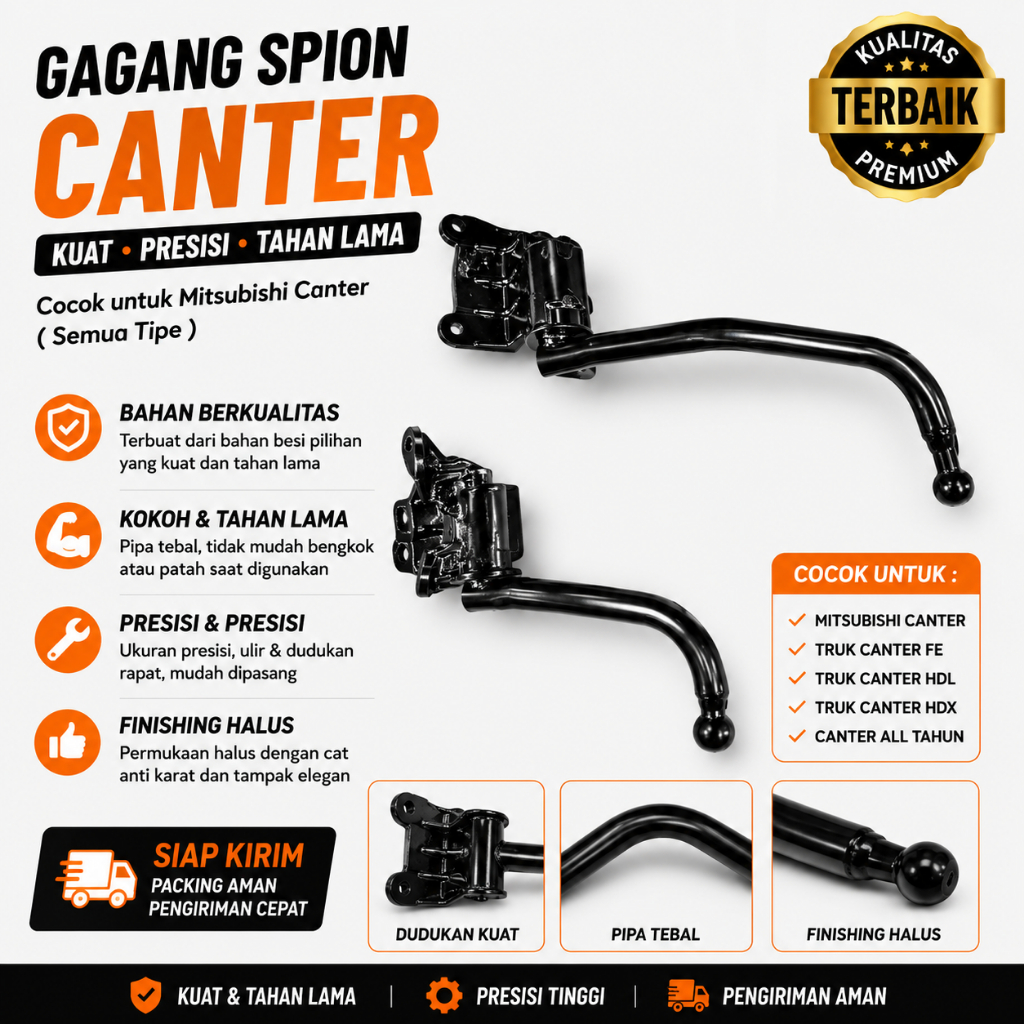 GAGANG SPION CANTER / TANGKAI SPION CANTER / STANG SPION CANTER / BATANG SPION CANTER / GAGANG SPION