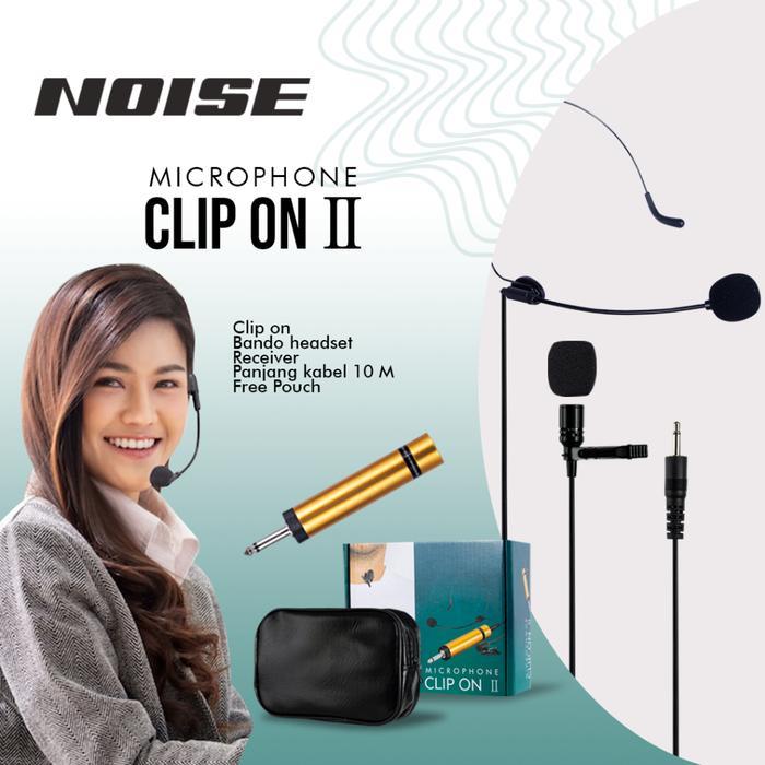 MIic Clip On Noise (Bando & Jepit) / Mic Kabel Clip On Headset Noise Clip ON II Mic Jepit Bando