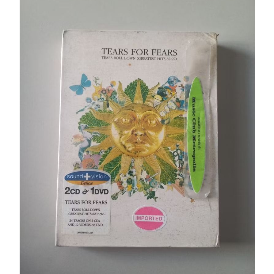 BOXSET TEARS FOR FEARS - GREATEST HITS (2CD+1DVD) IMPORTED