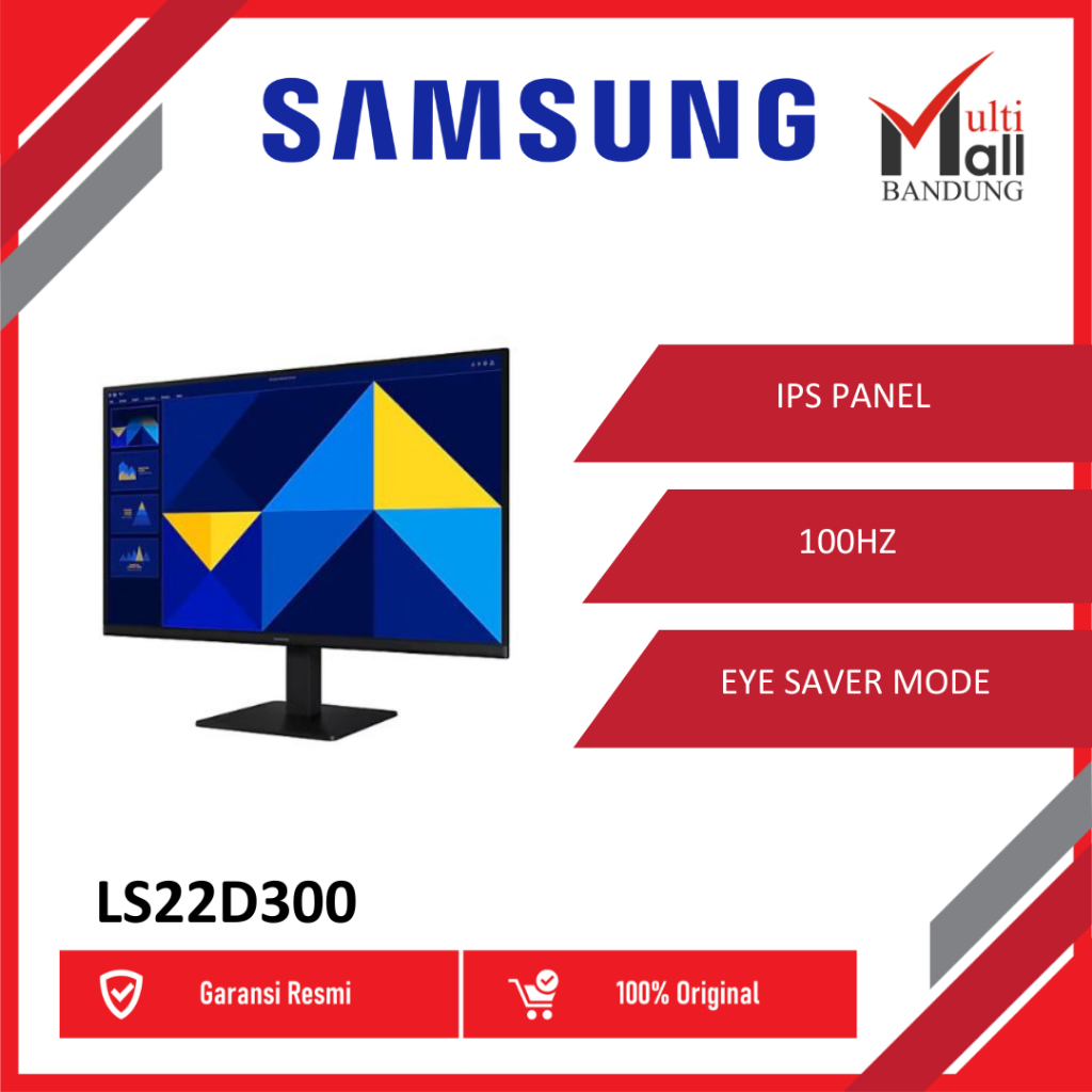 Samsung Monitor LS22D300 LS24D300 LS27D300 S30GD Full HD - 22 inch