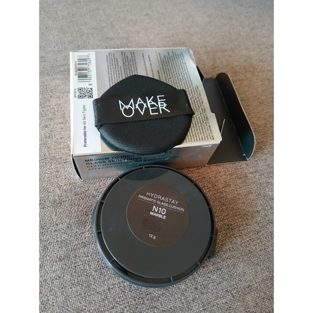PRELOVED MAKEOVER REFFIL HYDRASTAY PRISMATIC GLOW GLASS CUSHION N10