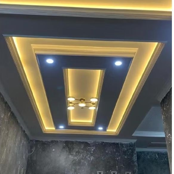 plafon gypsum terpasang minimalis