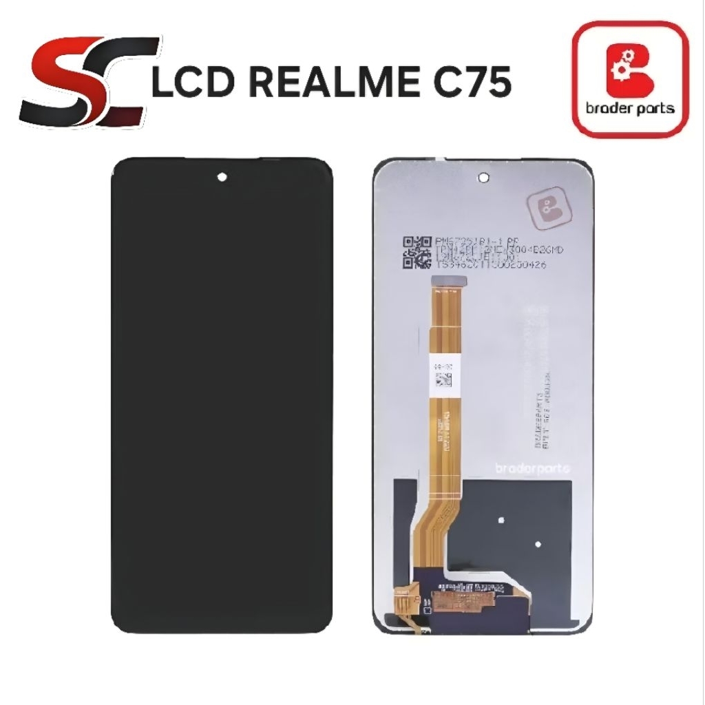LCD REALME C75 C75 BLACK VIVAN
