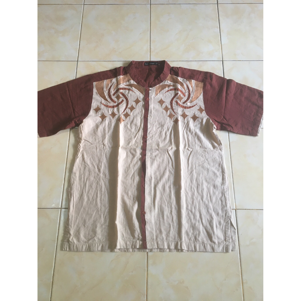 Kemeja Pria Muslim Brand Zaki Adnan