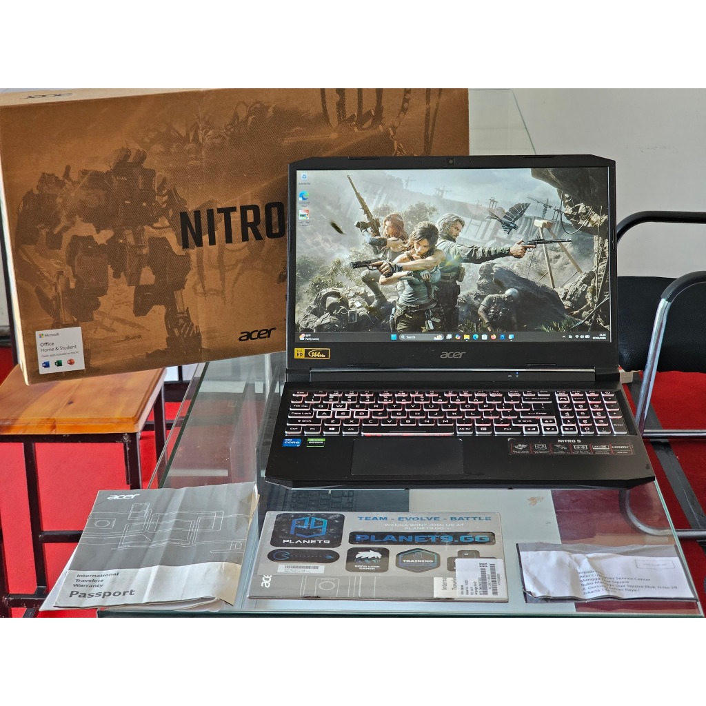 ACER Nitro 5 AN515-57 intel core i7 gen 11 Ram 24 GB SSD 512 GB Nvidia RTX 3060 144 Hz Gaming Editin