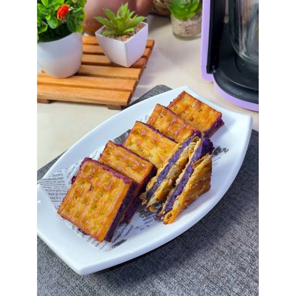 Kue Gabin Ubi Ungu Isi 6 - Renyah, Lembut, dan Segar