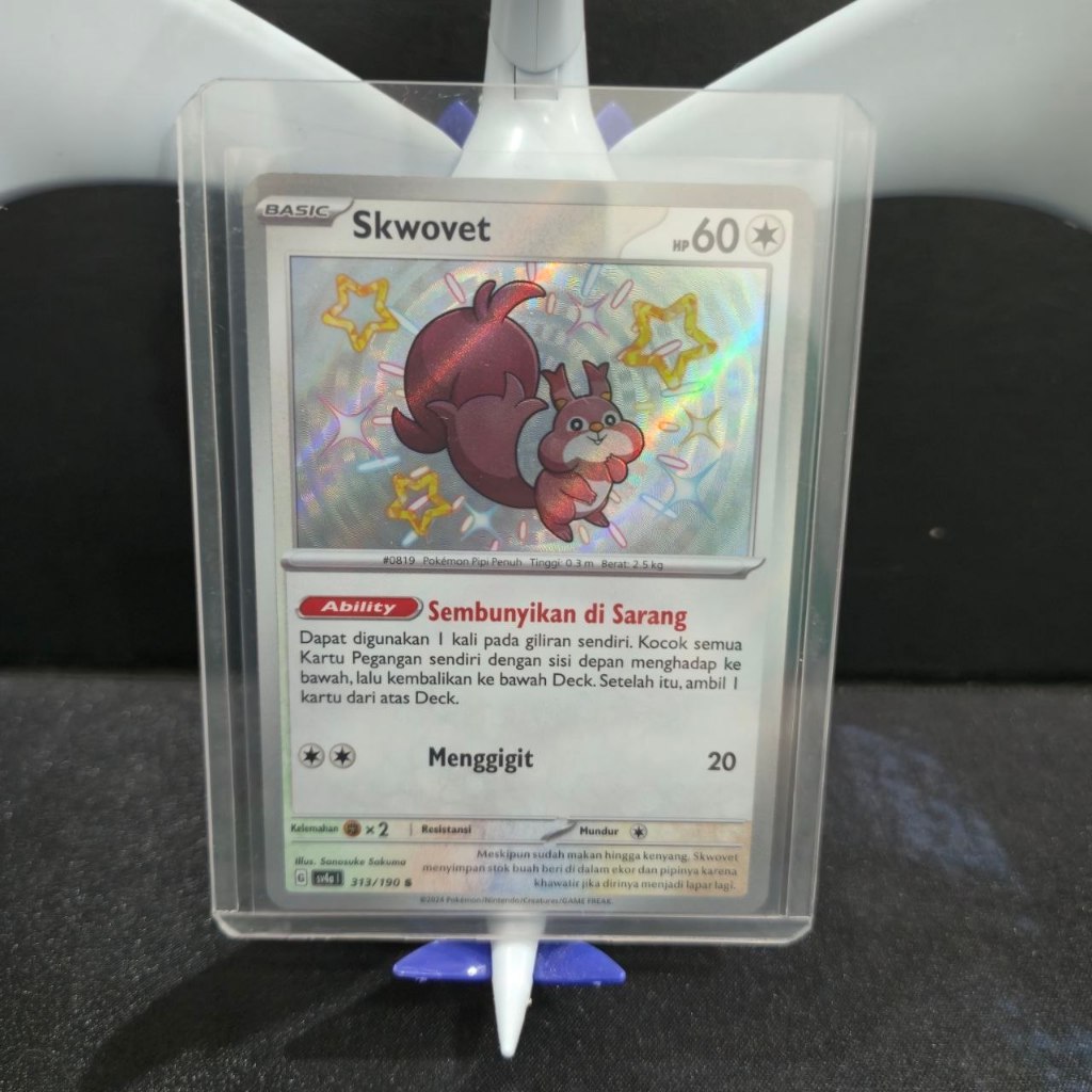 Skwovet 313/190 Pokemon IND - Harta Berkilau EX