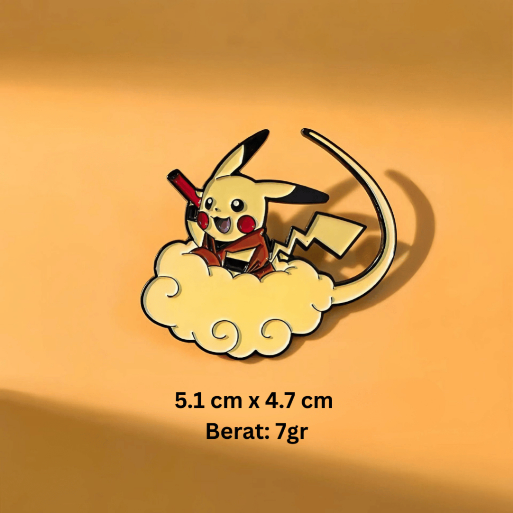 StickyPOP - Bros Baju Pokemon Pin Tas Pin Topi Bros Tusuk Pokemon Pikachu PIN-005
