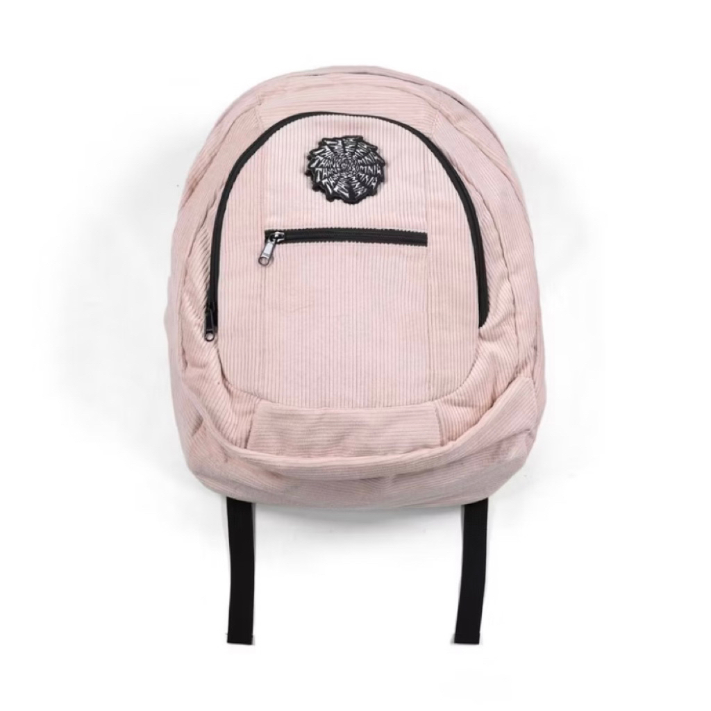 Corduroy Backpack Nivienne Light Pink Thanksinsomnia (SEGEL PLASTIK)