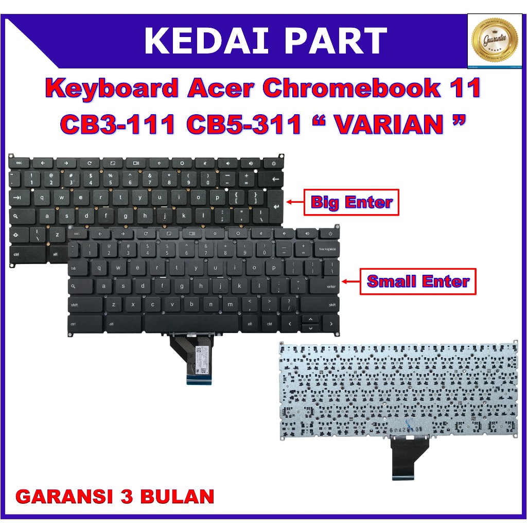 Keyboard Acer Chromebook 13 CB3-111 CB5-311 CB5-311P CB5-311P-T9AB CB5-311-T1UU CB5-311-T5BD CB5-311