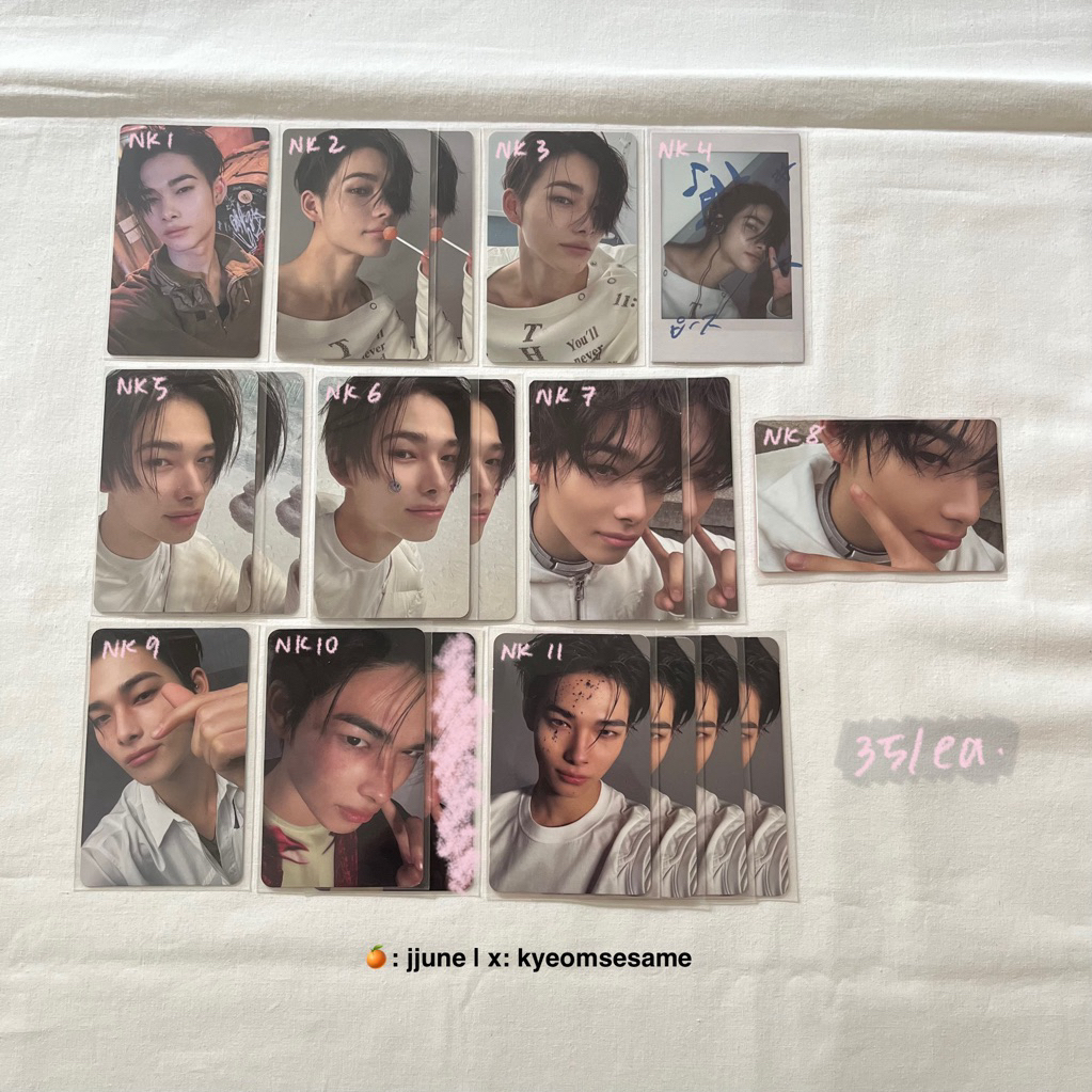 [baca desc] wts official photocard pc ni-ki niki enhypen album pob ld luckydraw event benefit