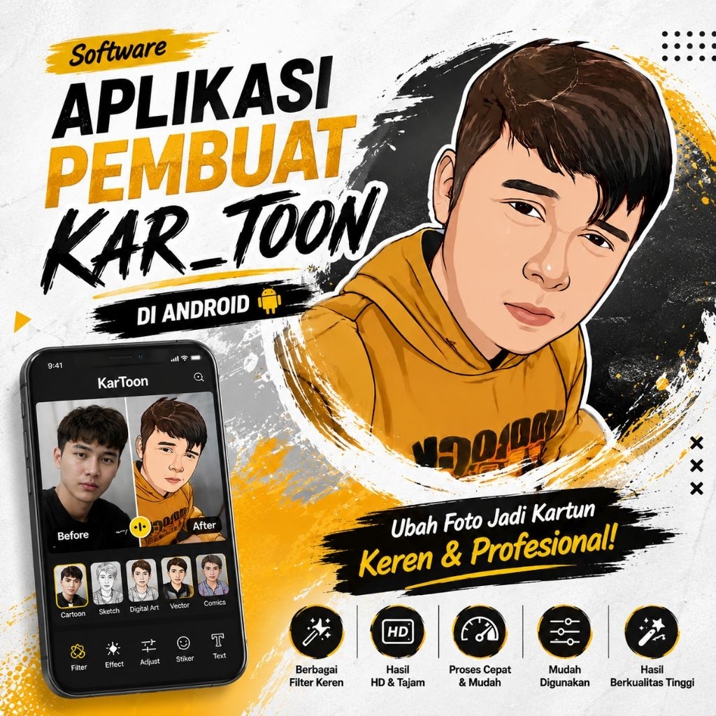 Software Aplikasi Pembuat Kar_Toon Di android
