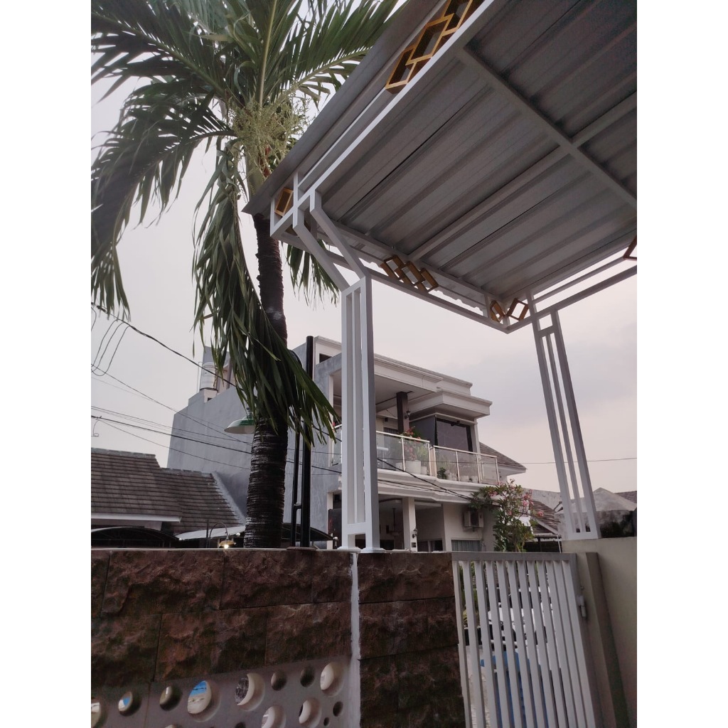 Kanopi Spandek Rangka Besi
