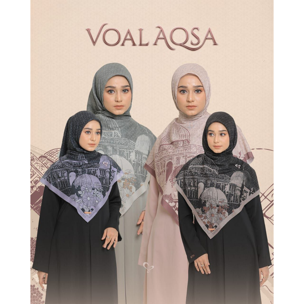 READY SIAP KIRIM Voal Aqsa by Salvina HIjab