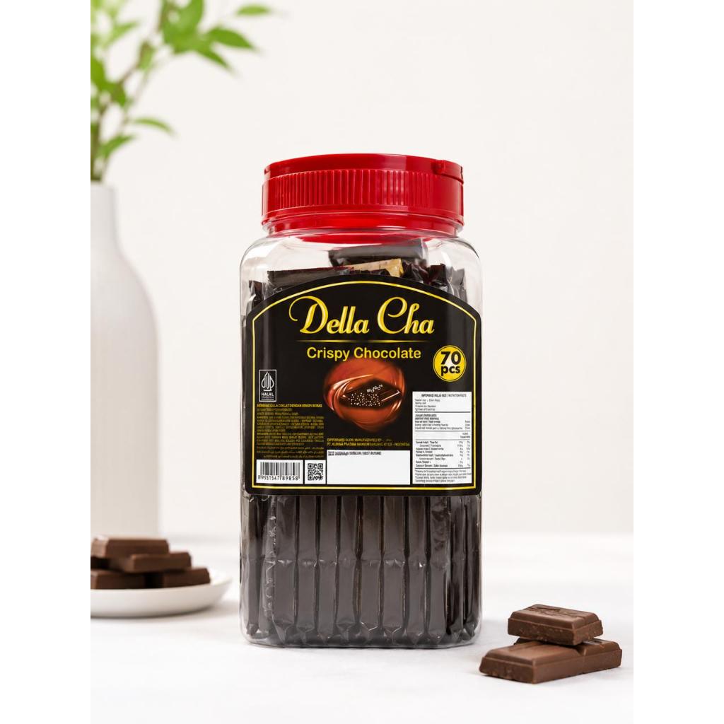 Della Cha Crispy Chocolate 1 toples isi 70 pcs