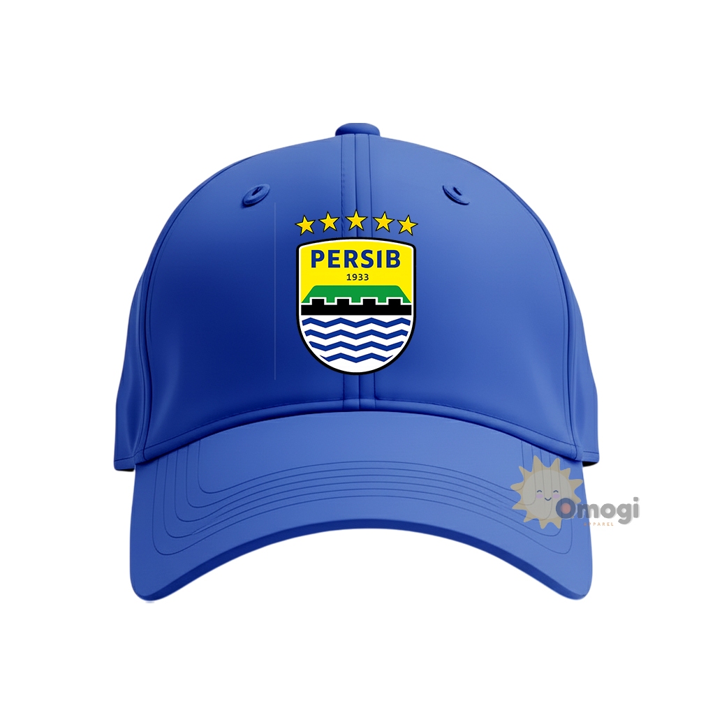 Topi Anak Logo PERSIB Bintang 5 Topi Baseball Anak Laki-laki Perempuan Unisex