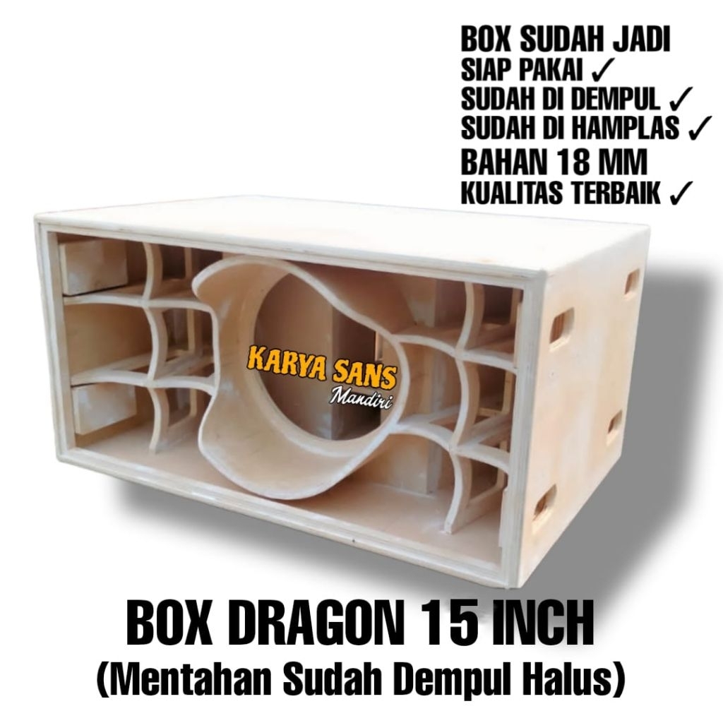 Box speaker dragon 15 inch mentahan