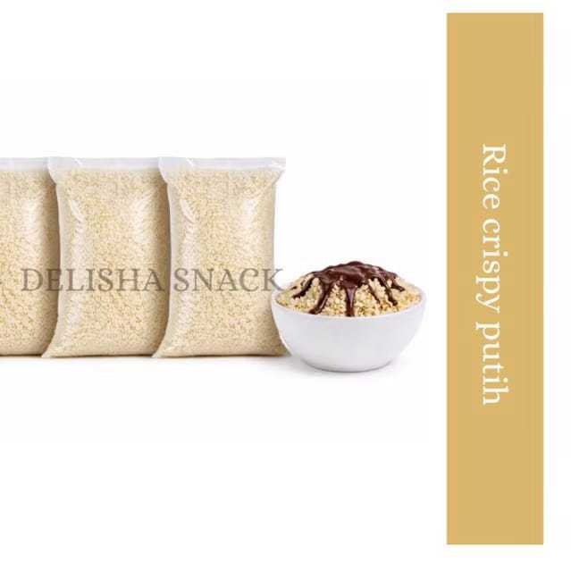 White Rice Crispy 250gr – Crispy Putih Renyah untuk Topping & Dessert