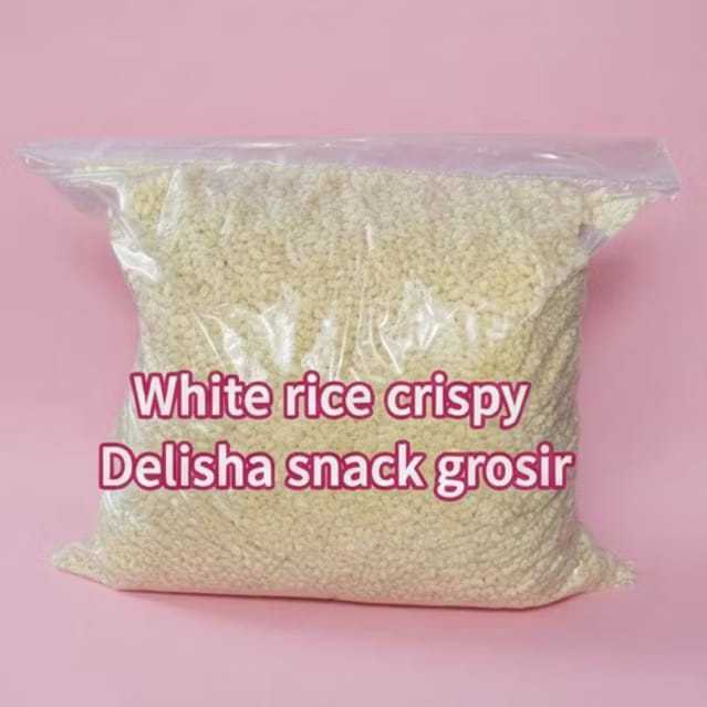 Rice Crispy Putih Original 1kg – Kualitas Premium l Rice Crispy Lonjong original serat