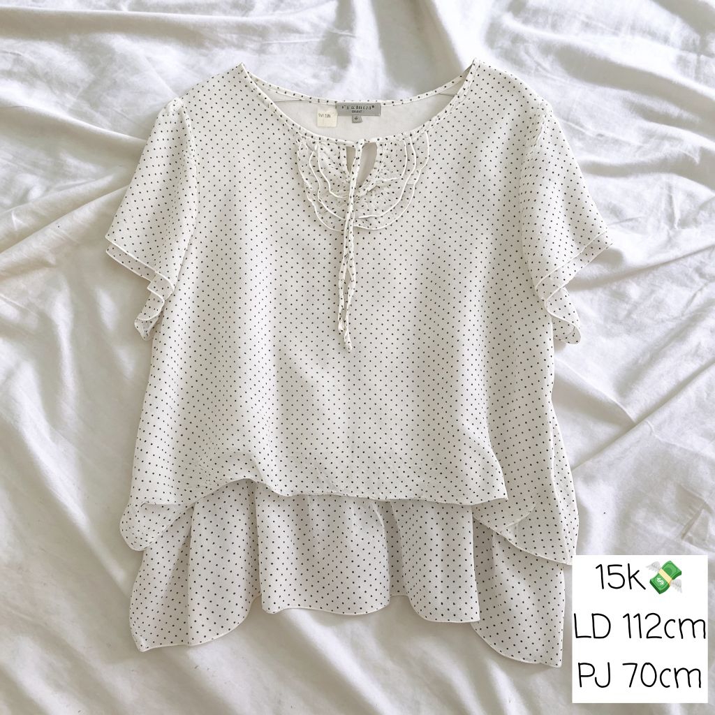 [PRELOVED] Blouse Polkadot