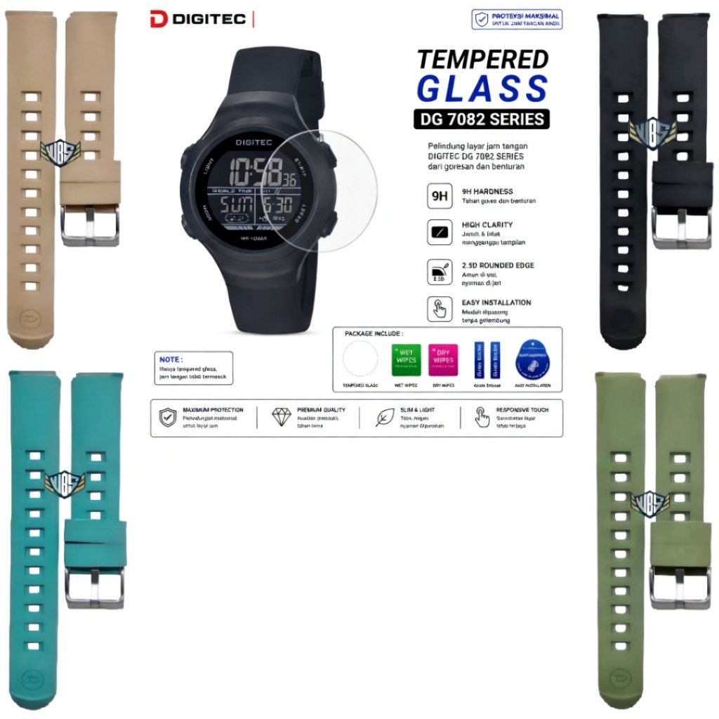Tali Jam Tangan Digitec 7082 Strap Rubber Digitec DG 7082 DG-7082