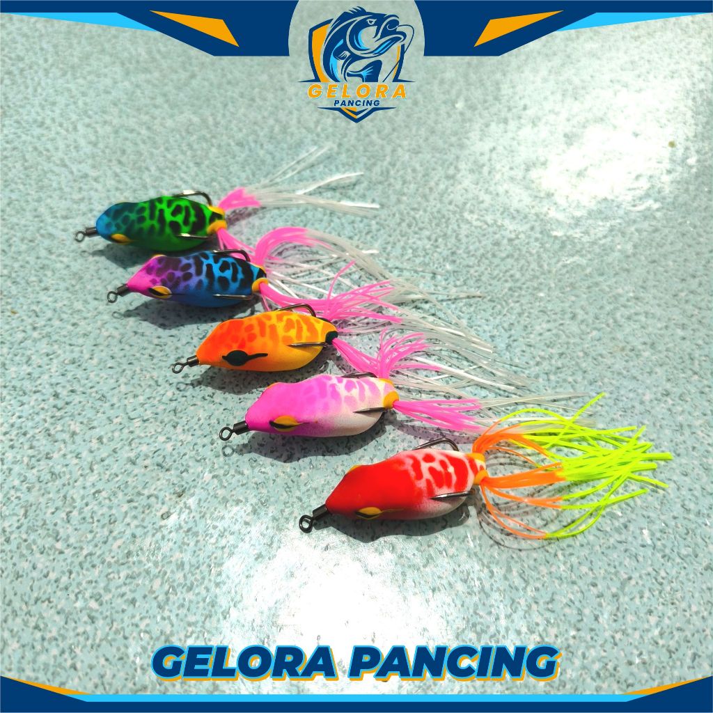 Umpan Soft Frog Skirt 3.5cm - Umpan Casting Gabus
