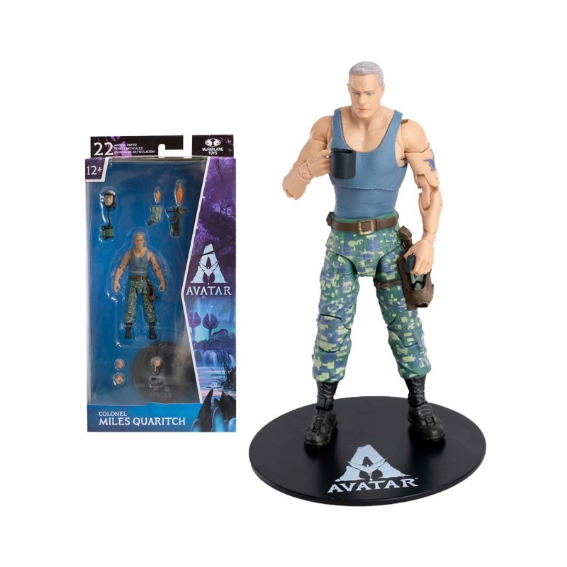 Action Figure Colonel Miles Quaritch Avatar McFarlane Toys