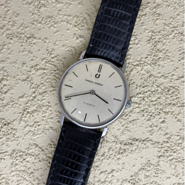 Dresswatch Jam tangan Charles Jourdan 17j 60s Vintage Second Preloved