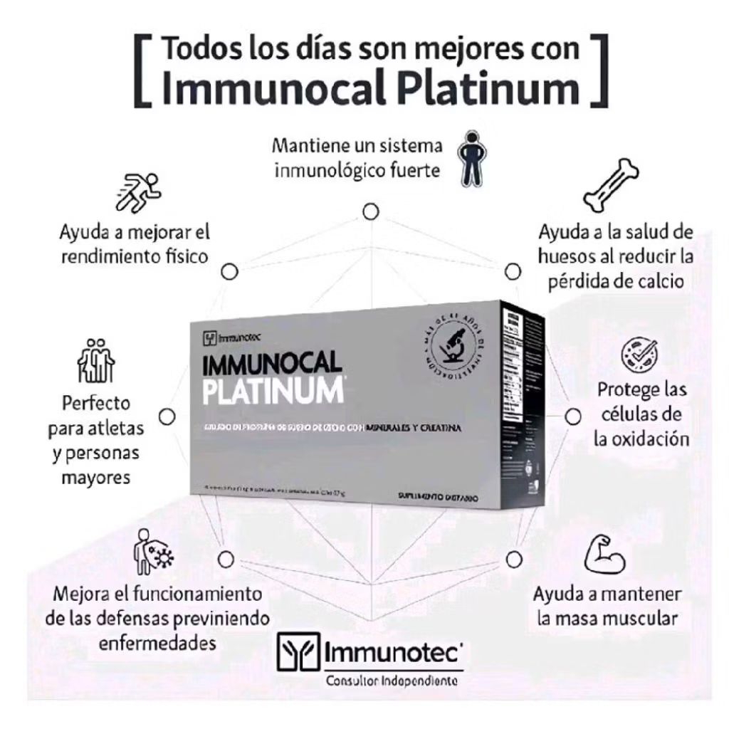 Immunocal Platinum Immunotec Original 1 Box Isi 30 Sachet