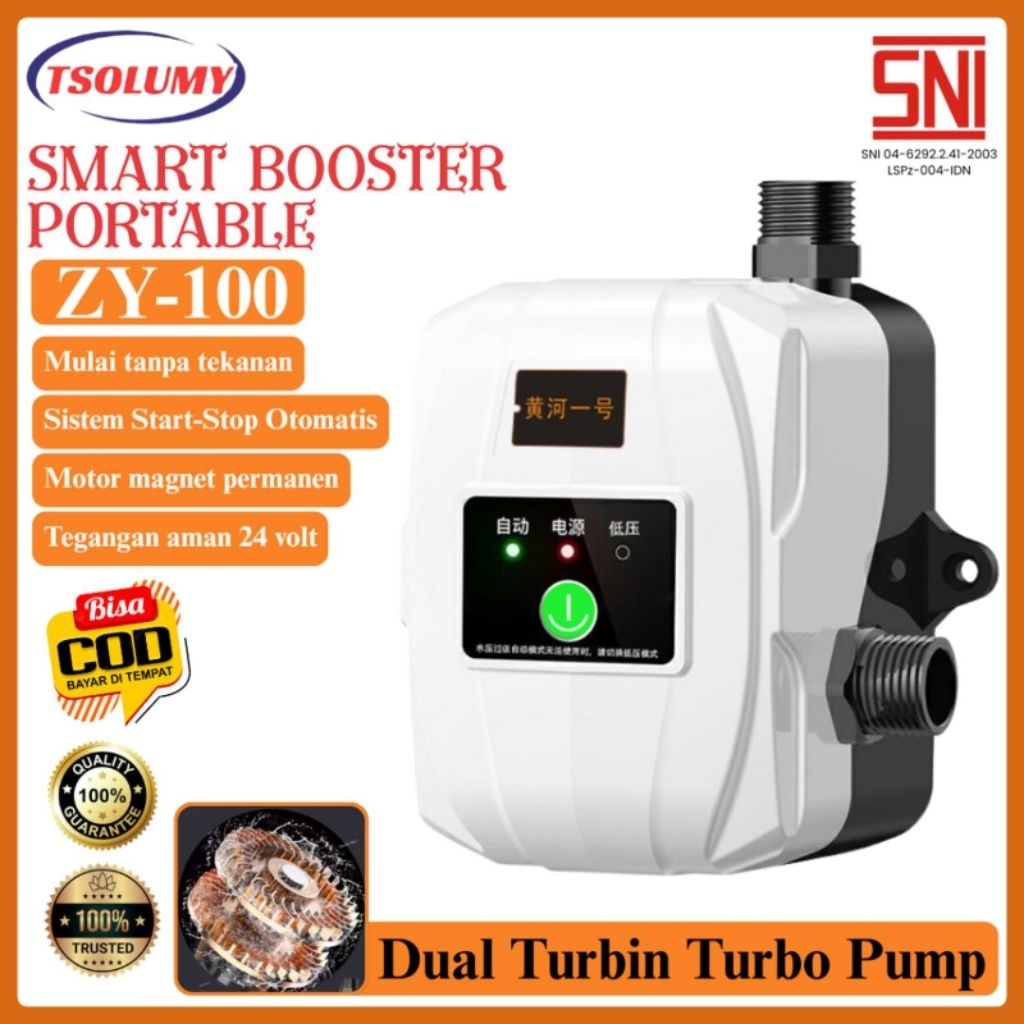 tsolumy ZY-100 Pompa Booster Air