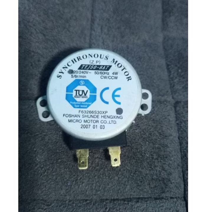 SYNCHRONOUS MOTOR ( TURNTABLE ) MICROWAVE PANASONIC ( TYJ50-8A7 )